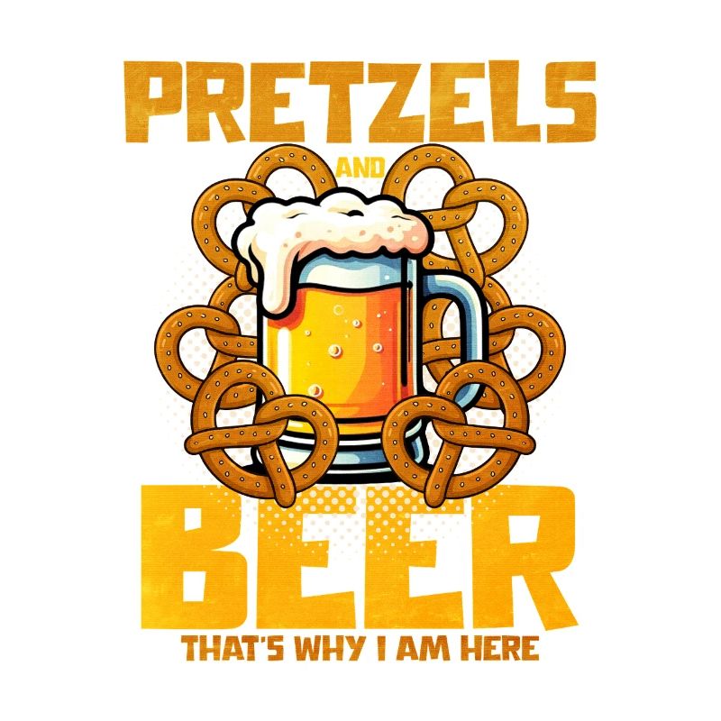 Pretzel Bier Liebe Design