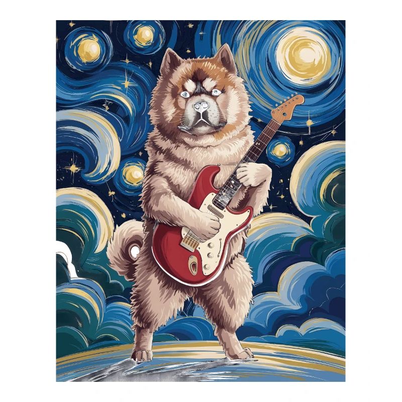 Starry Night Akita