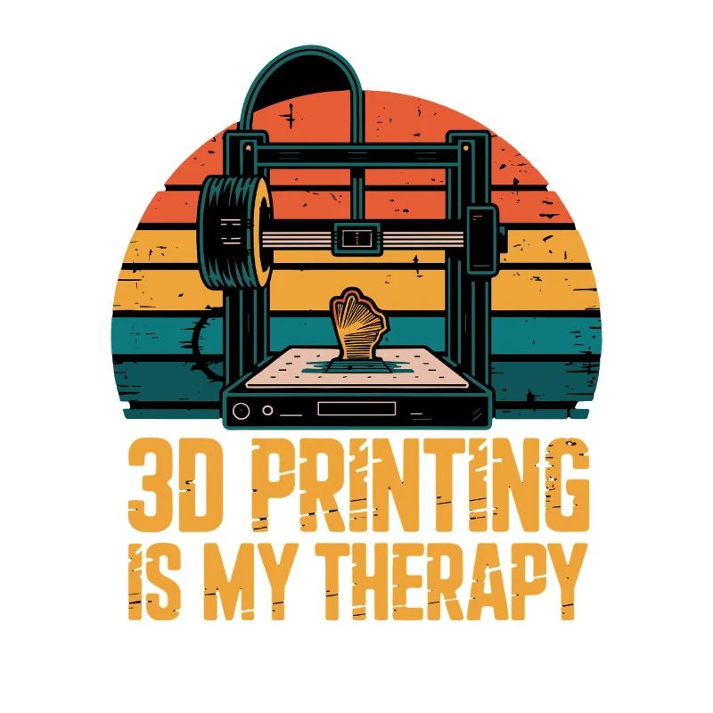  3D Printing Is My Therapy Retro 3D Drucker Maker