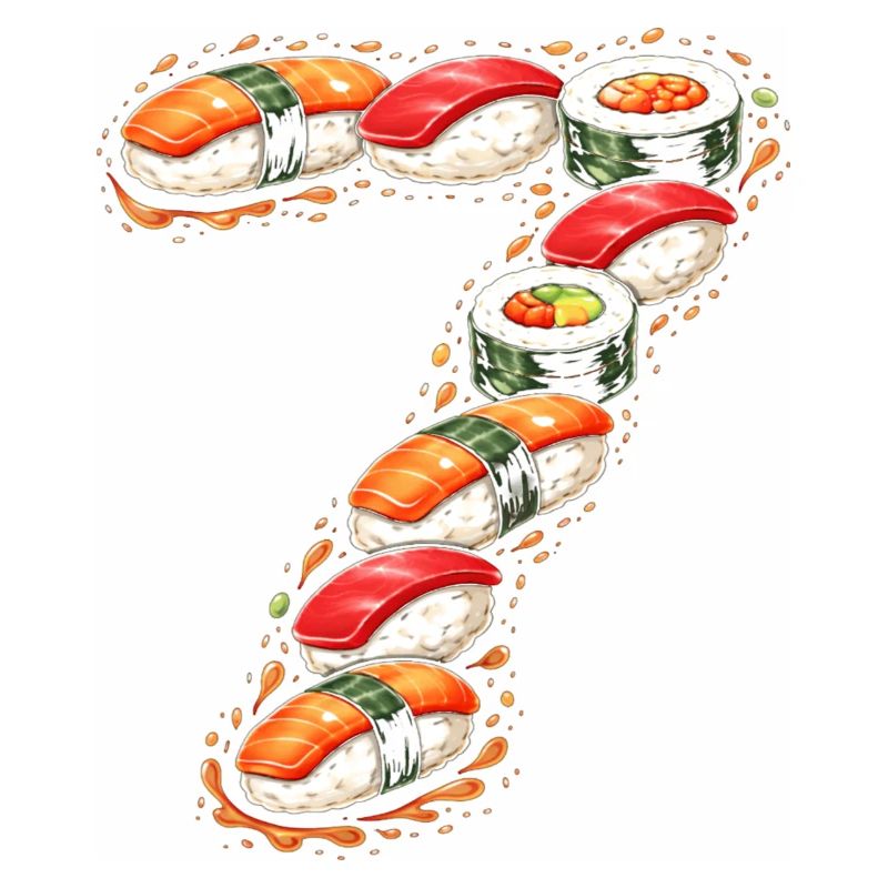 Point d’interrogation sur le sushi