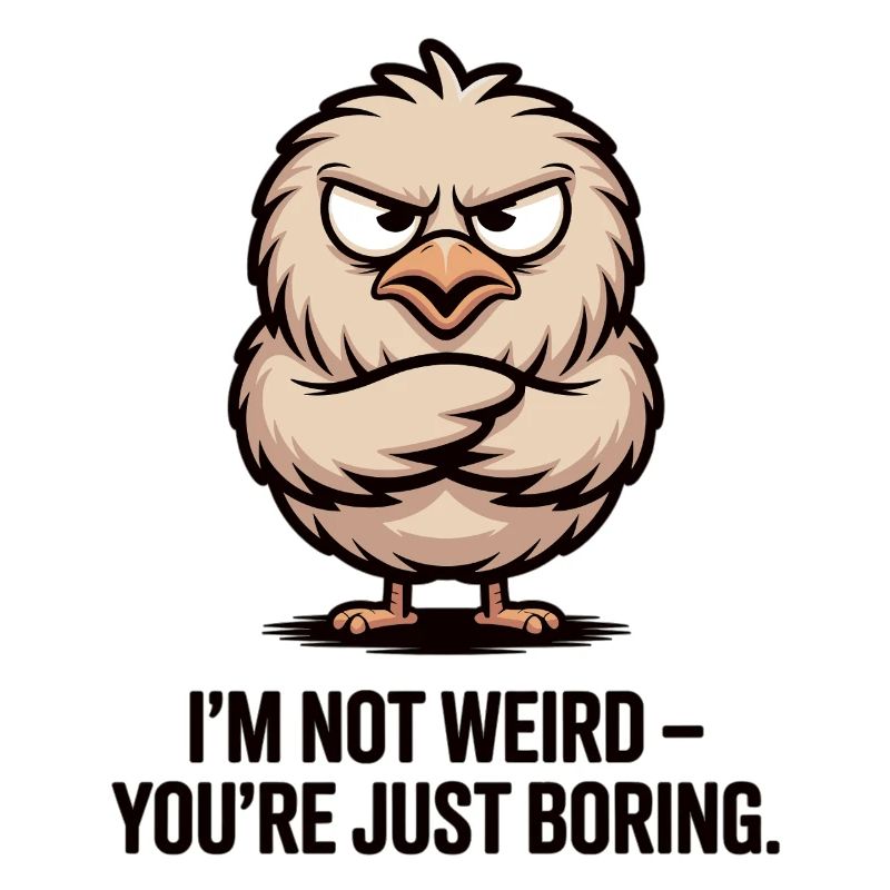 Sarcastic Bird Statement Shirt