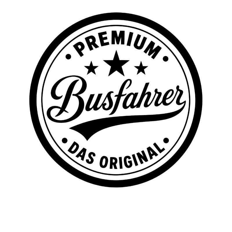 Premium Siegel Busfahrer Original Berufe 