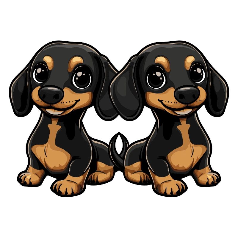 Dackel DachsHund Comic