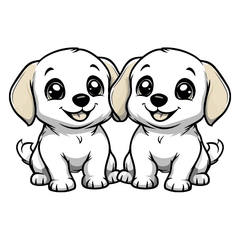Labrador Hund Comic