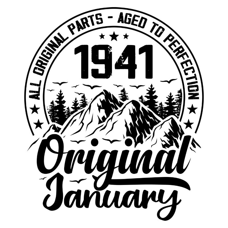 1941 January Original 83 Years Anniversary Gift