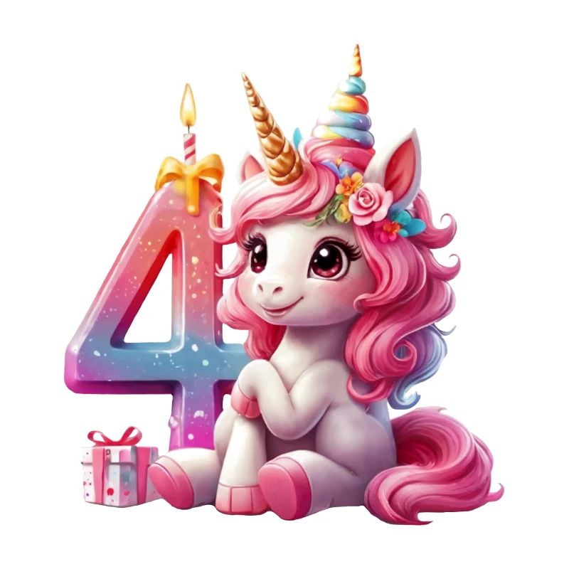 4 ANS LICORNE 4E ANNIVERSAIRE