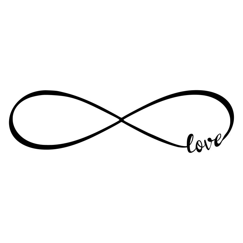 Symbole d'amour Symbole Infinity Infinity AMOUR