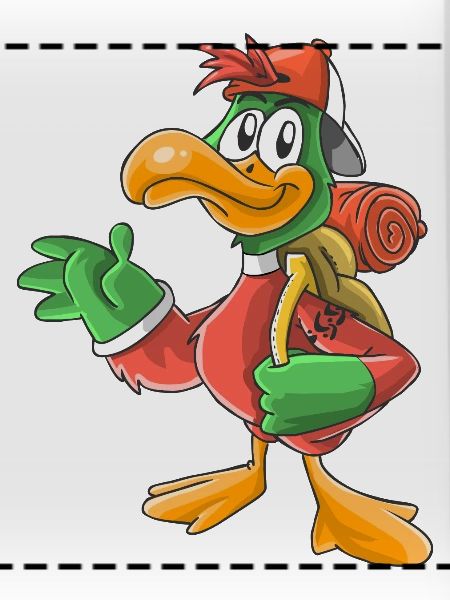 Lustiger Wandervogel