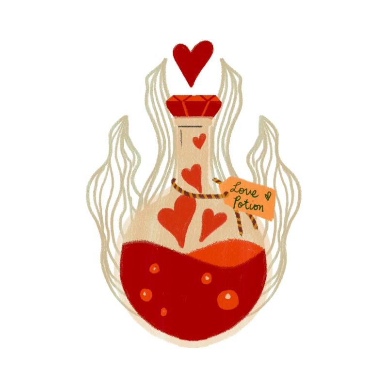 Potion d'Amour Étiquette