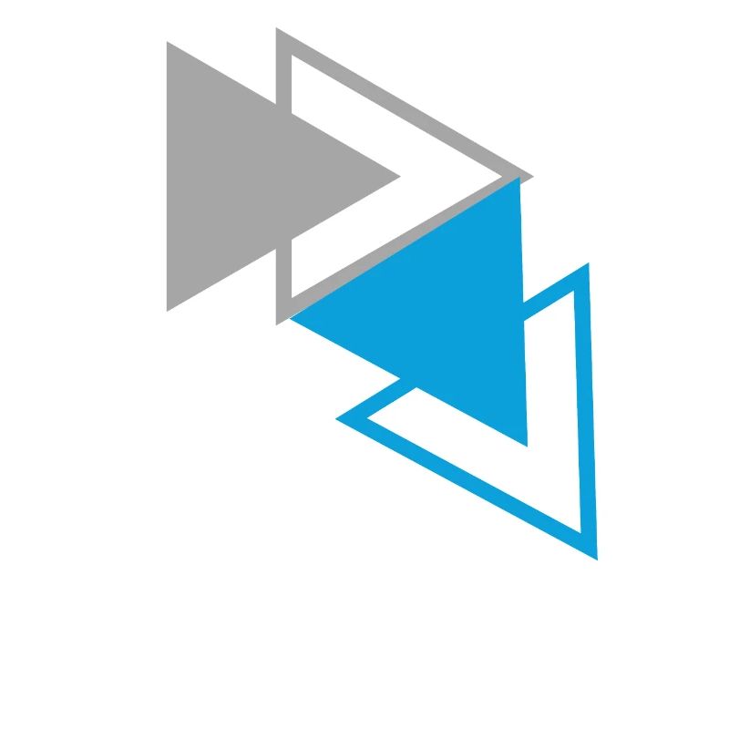 « Triangles Bleu Gris Design »