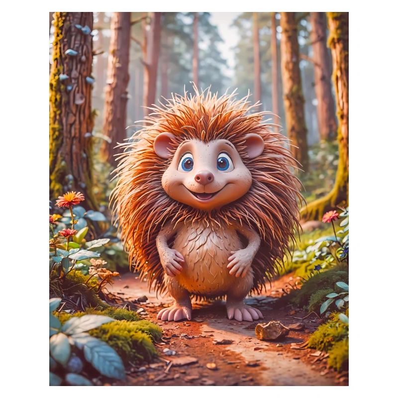 super cute Australian long nose echidna