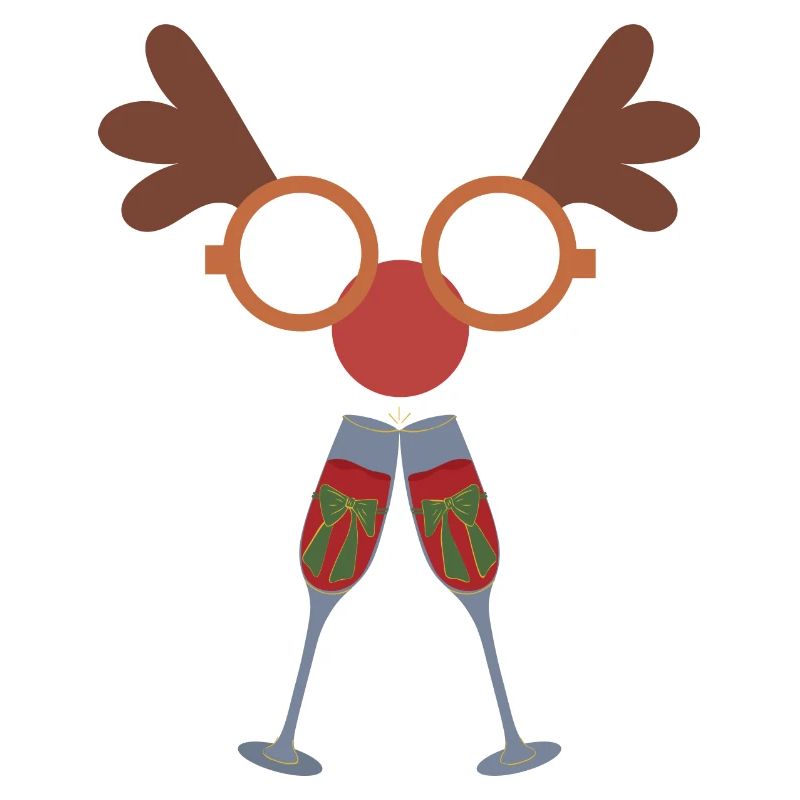 Weihnachtsdesign-Geschenkidee-Feier