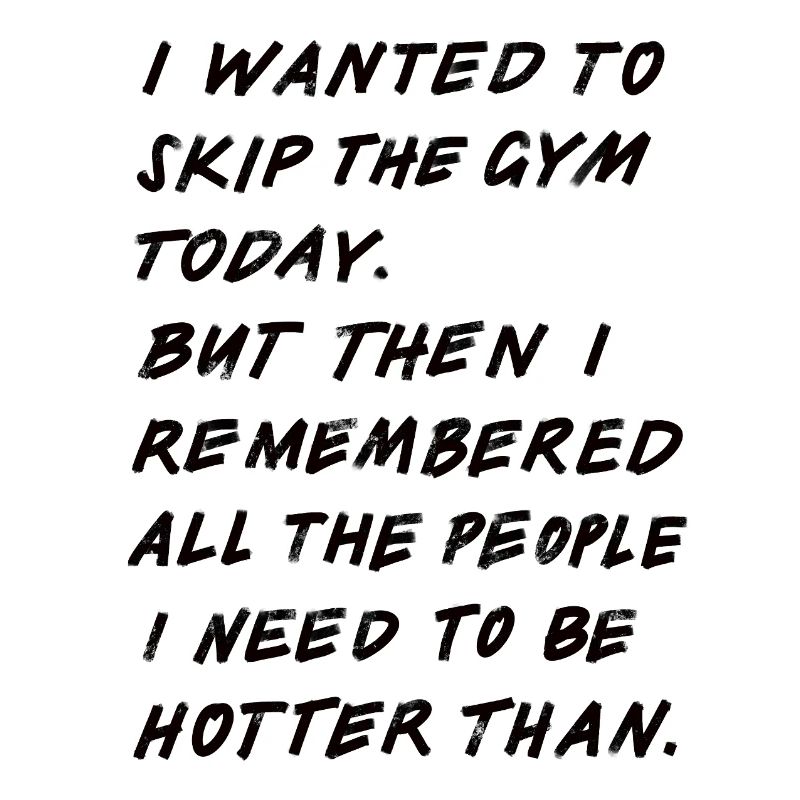 Skip The Gym (black)