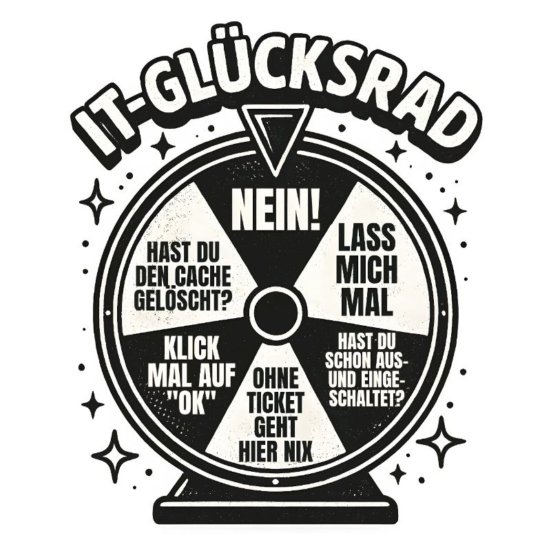 IT Support Glücksrad Service Desk IT Helpdesk