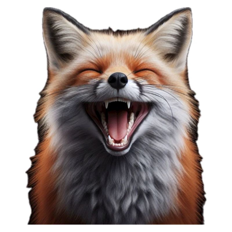 Lachender Fuchs 2