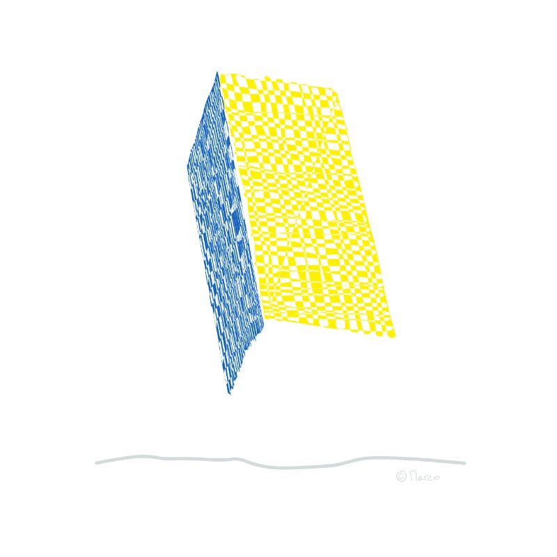 Abstract design graffiti with rough edges