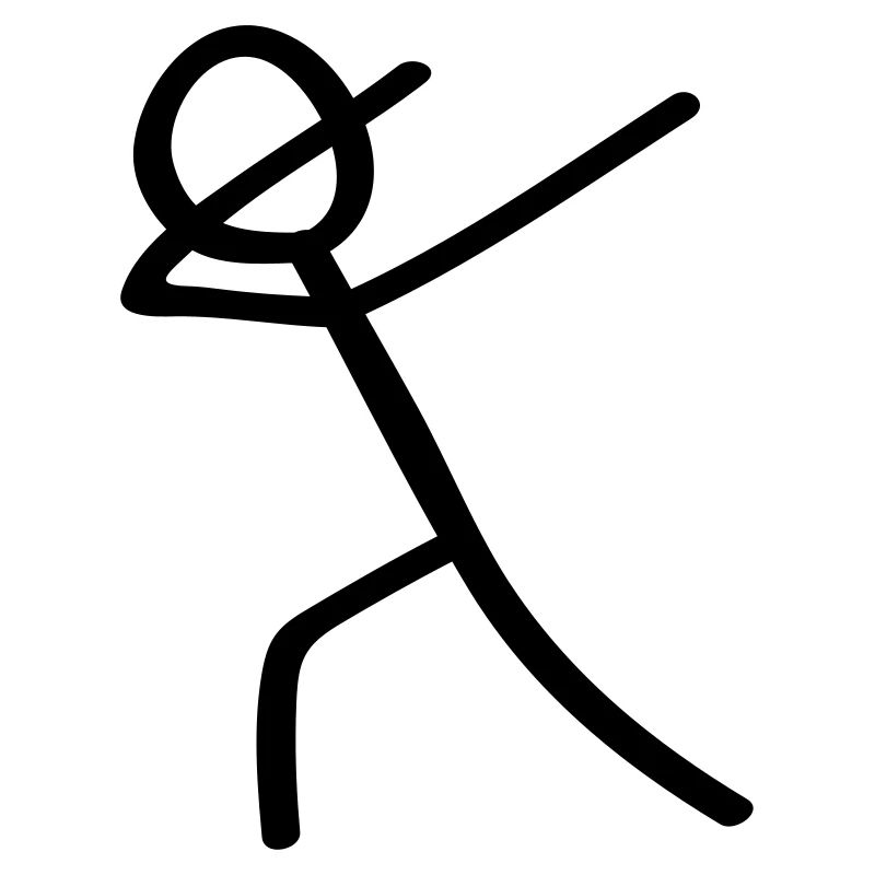 dabbing man