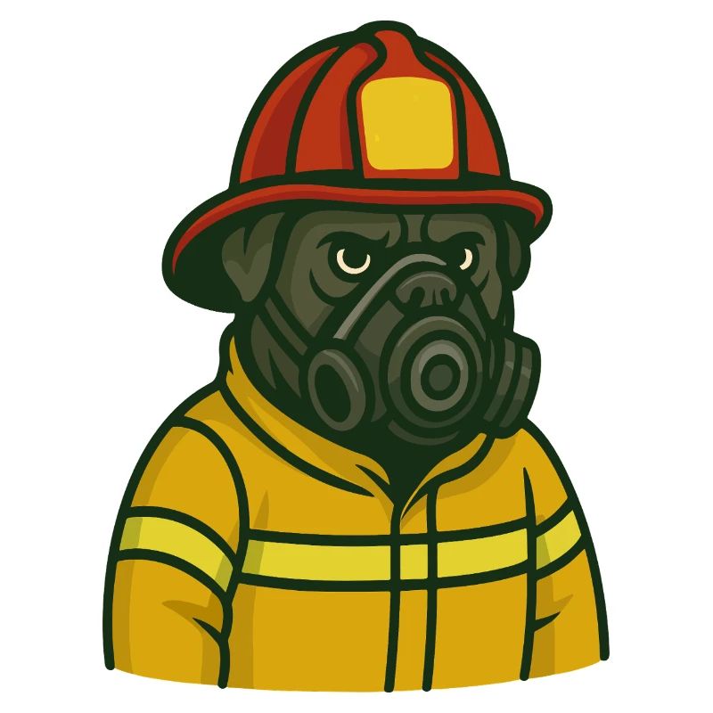 Gas Mask Firefighter