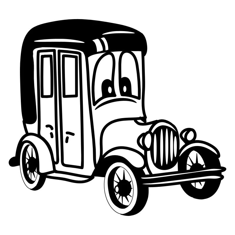 oldie Oldtimer Auto Wagen Fahrzeug witzig