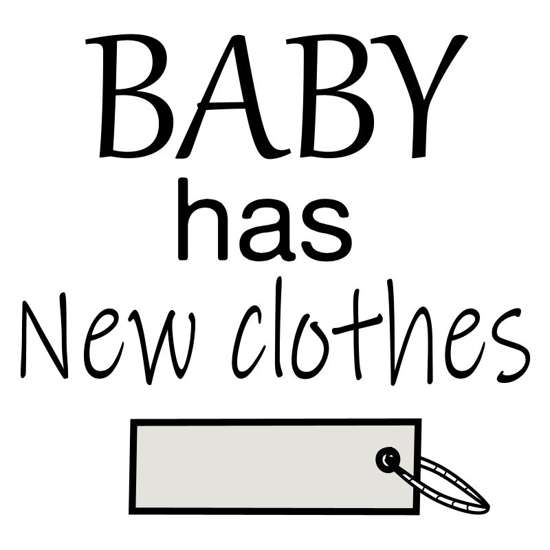 Bébé a de nouveaux vêtements