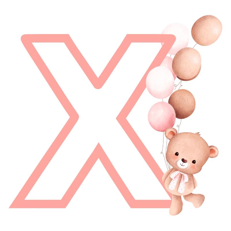 Buchstabe x Rosa Bär