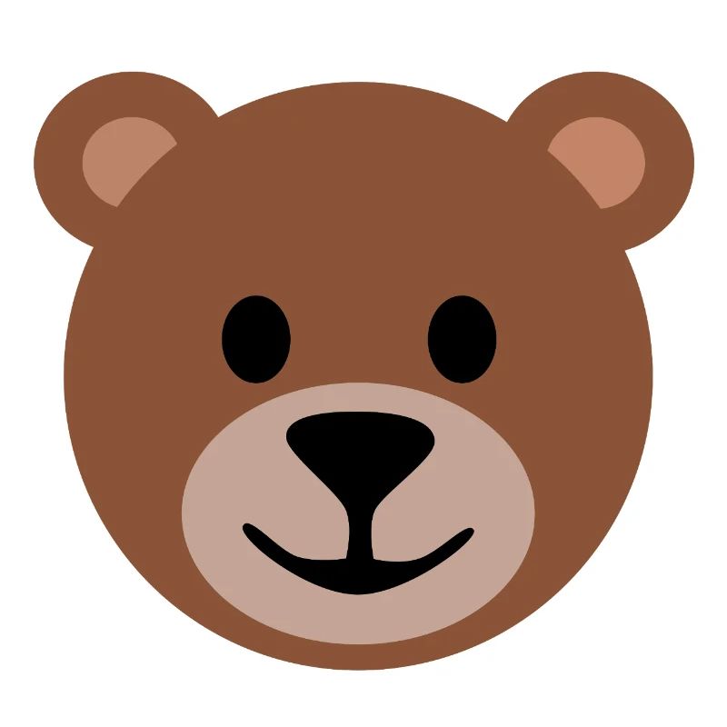 Teddy Face Brown | ~NU relations | Vector