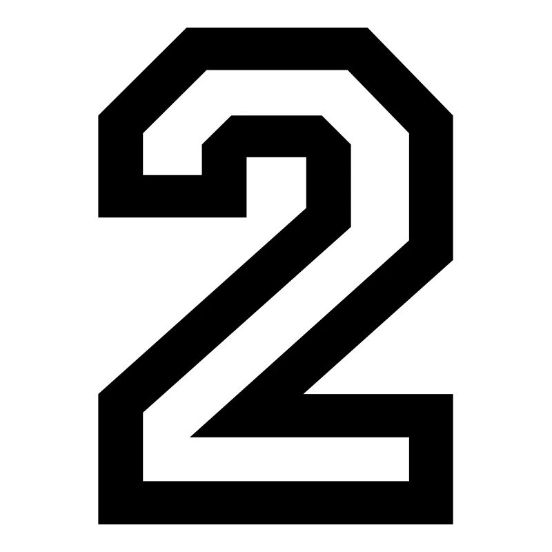 number - 2 - two
