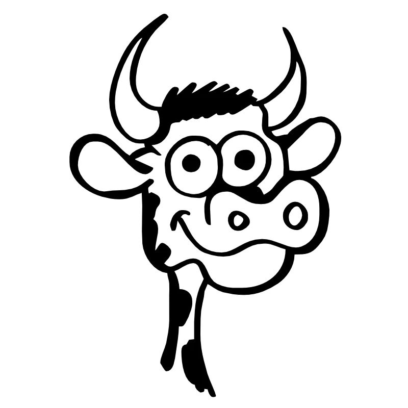 Vache timbrée