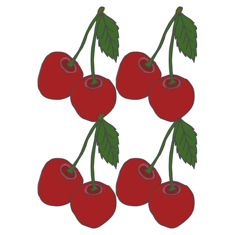 Cherries 4-fold