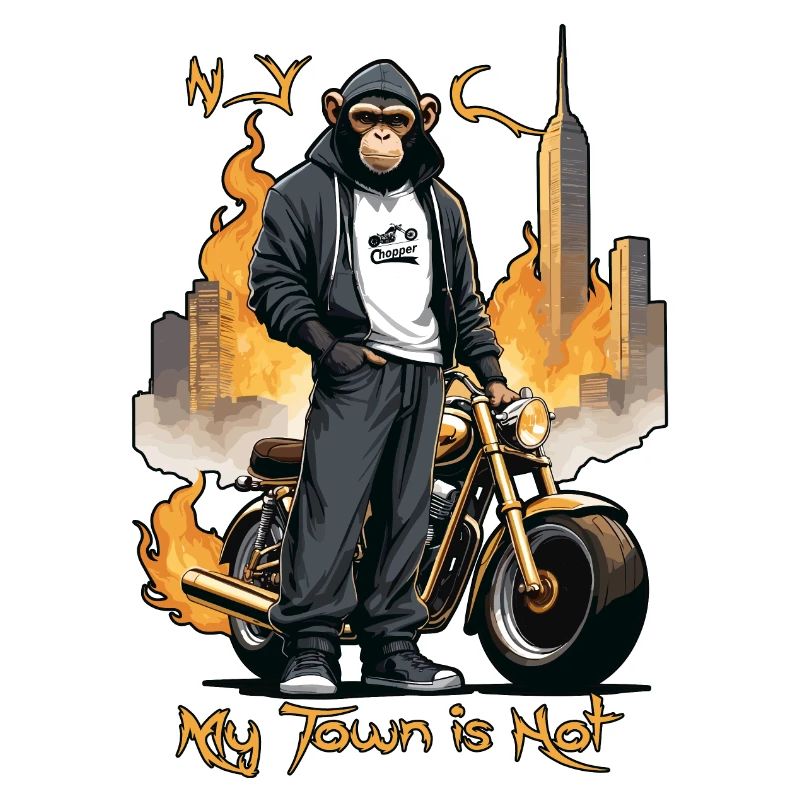 Biker Affe