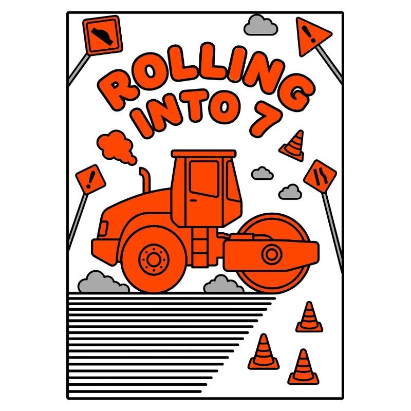 Rolling Into 7 Dampfwalze