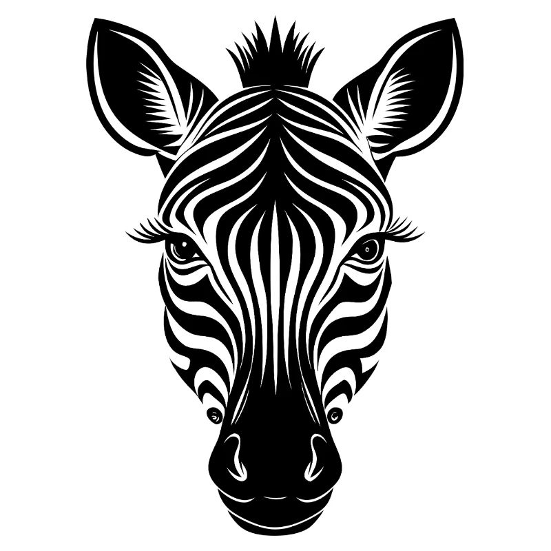 Zebra face