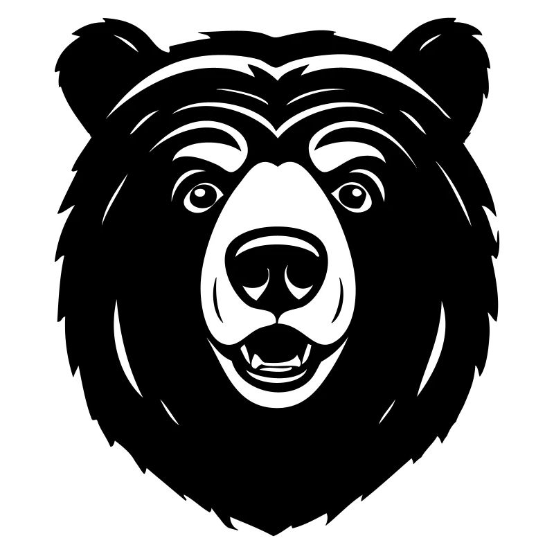 Lieblich neugieriger Comic Bär