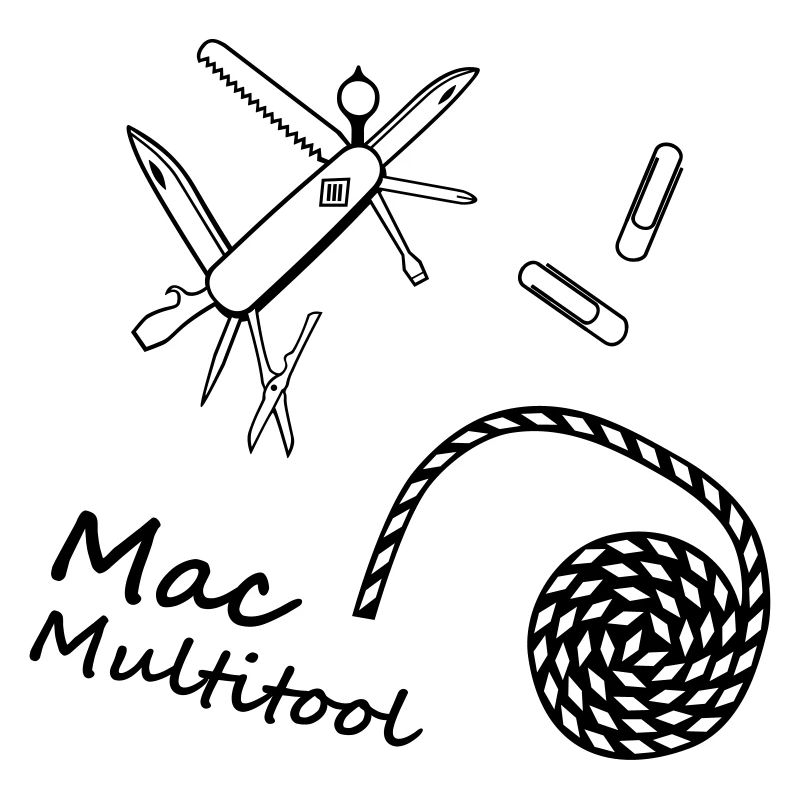 Mac multitool penknife paperclip Handyman