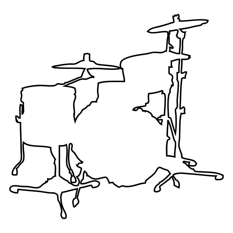 Drums Silhouette