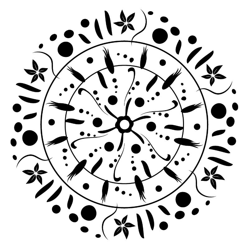 Getreide Kreis Muster Geschenkidee