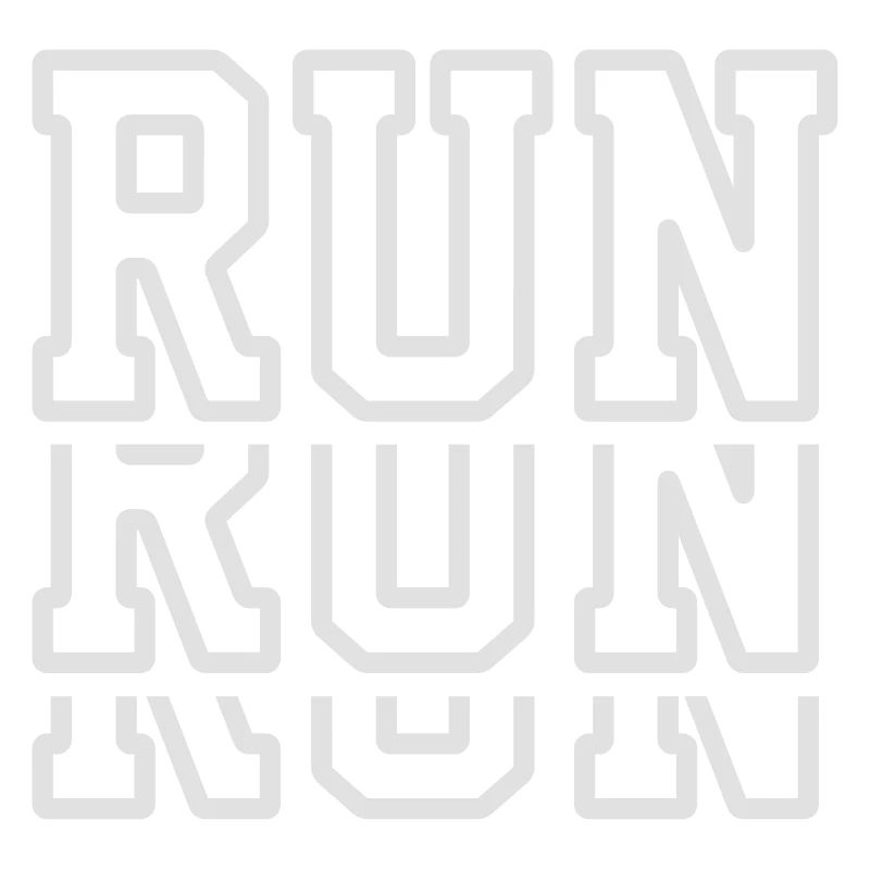 Run Run Run - Maillot de course - Marathon - Jogger