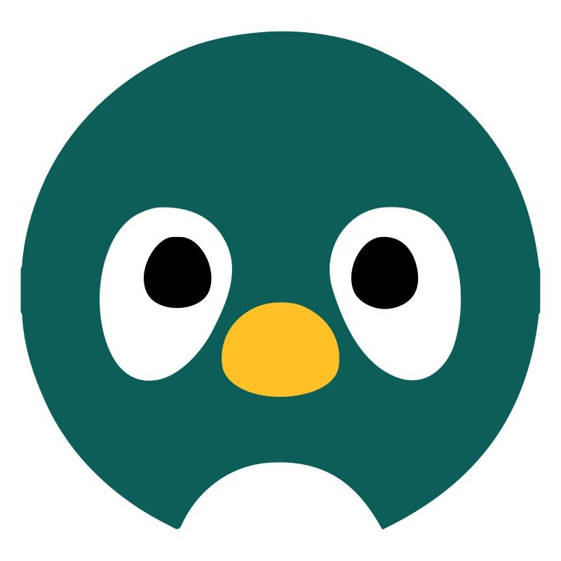 Cartoon Penguin Face