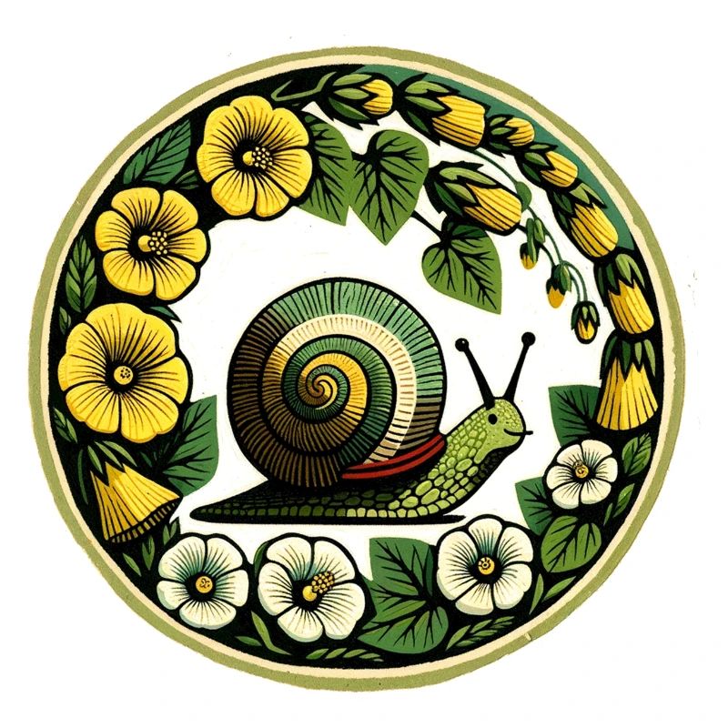 Retro-Schnecke