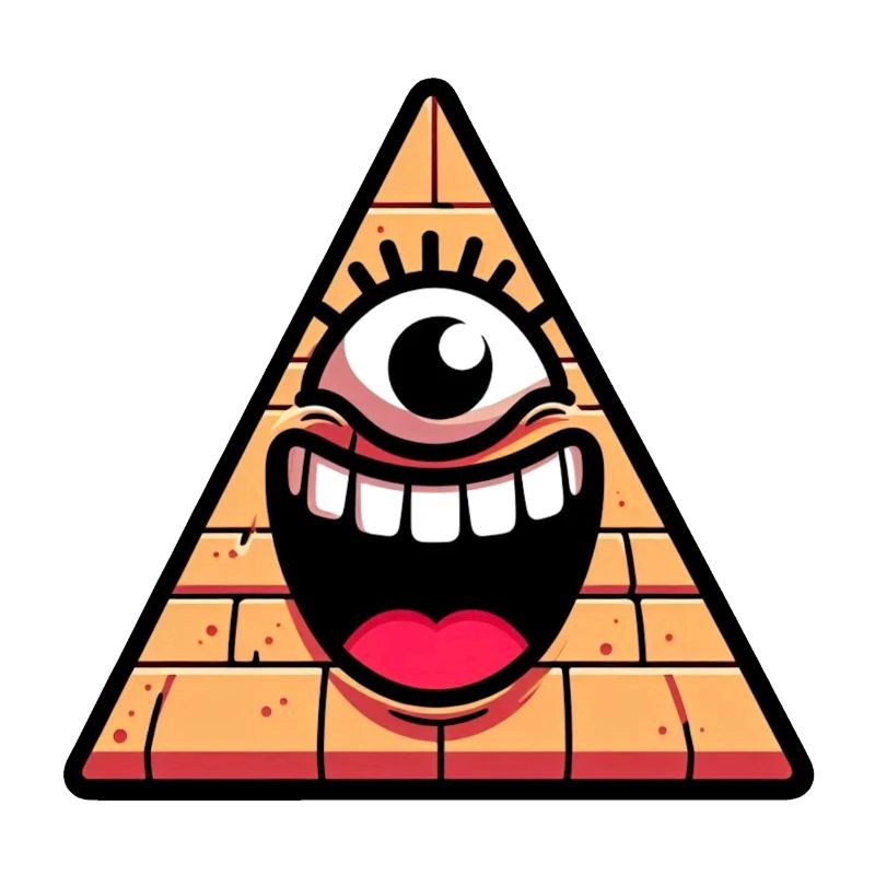 Terrakotta-Pyramidenauge