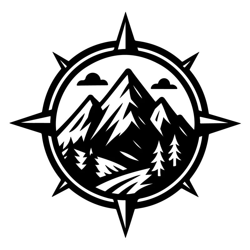 Berge Kompass