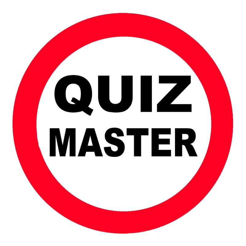 Quiz Master Stop Sign