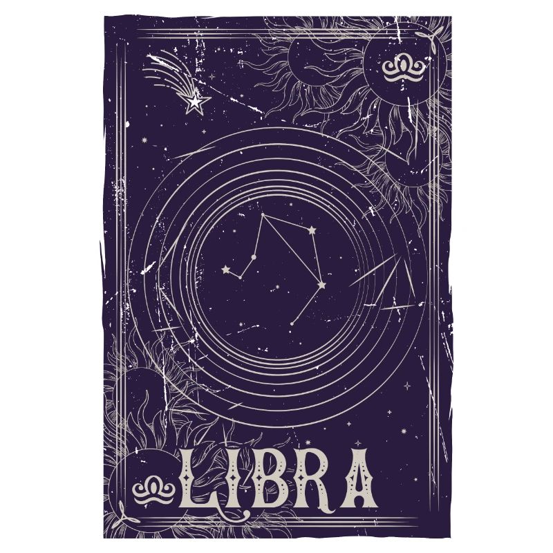 Libra Constellation Night Sky Print