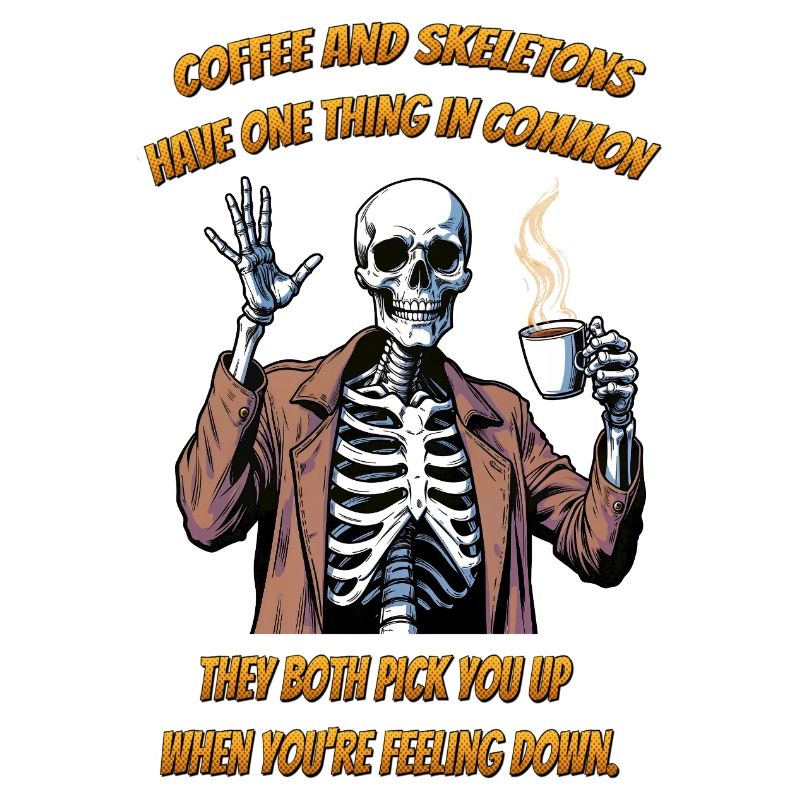 Skeleton coffee