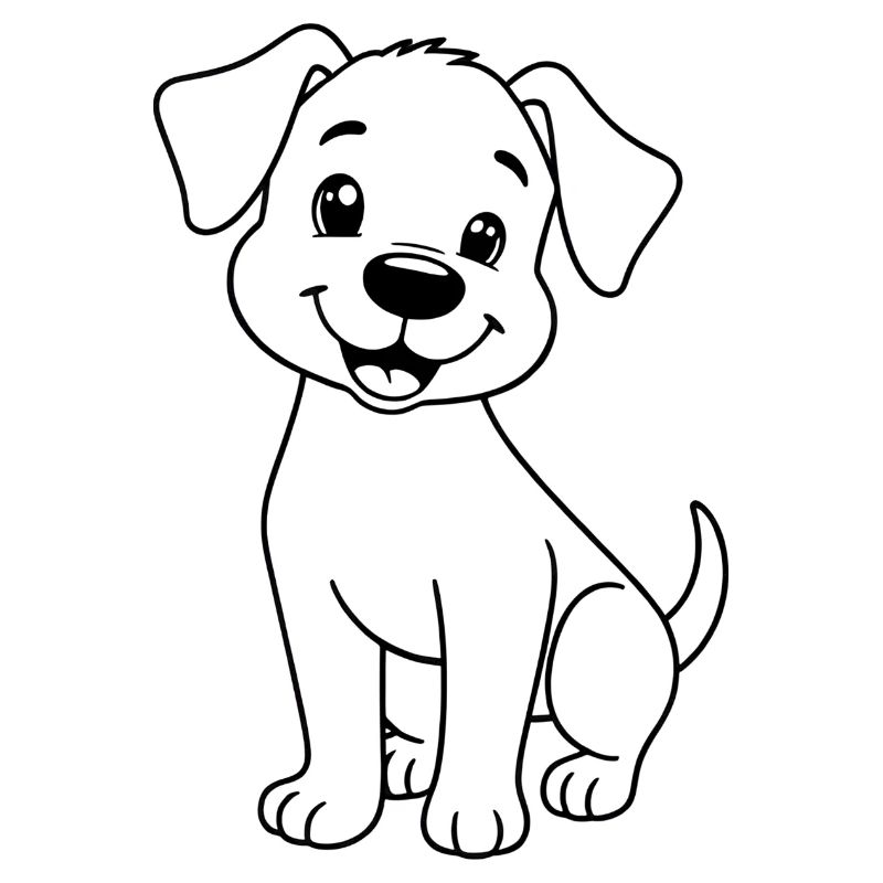 Minimalistic Puppy