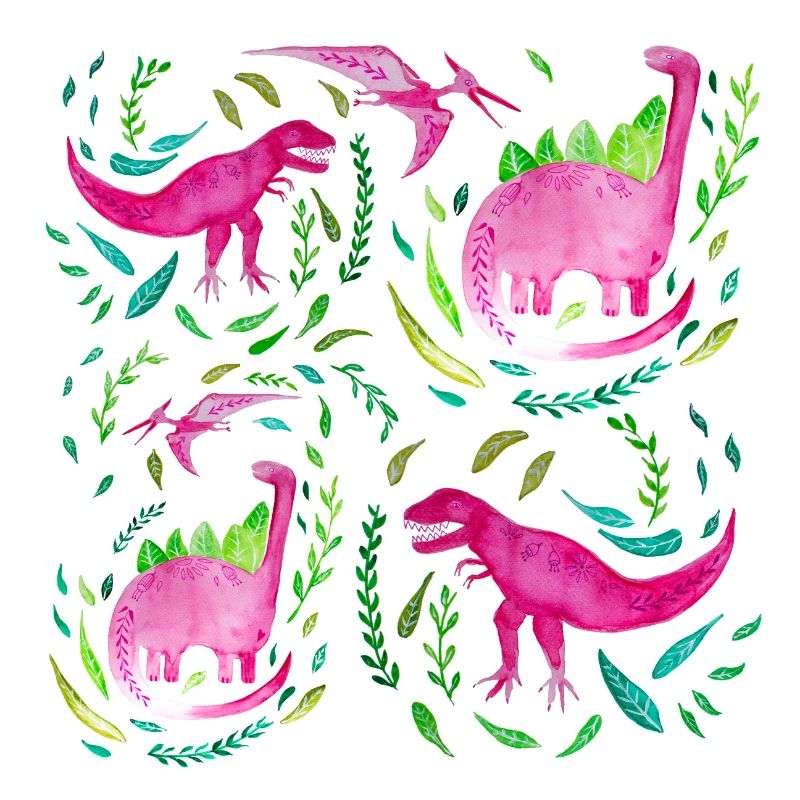 Rosa Dinosaurier für Mädchen Geschenk