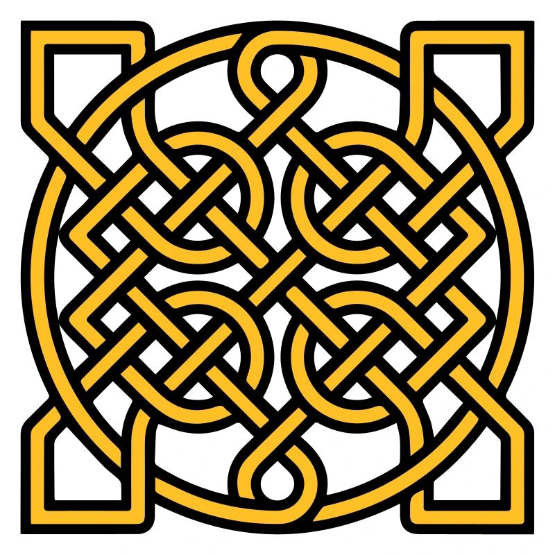 Knot pattern Motif de noeud