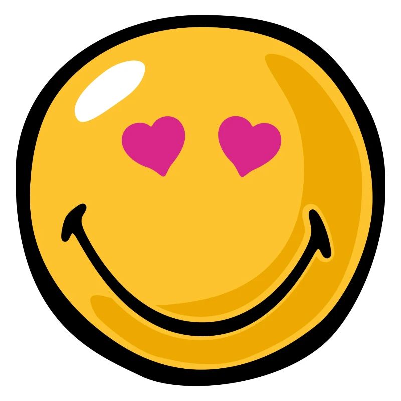 Smiley heart eyes
