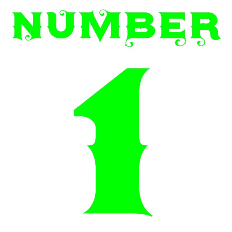 number 1