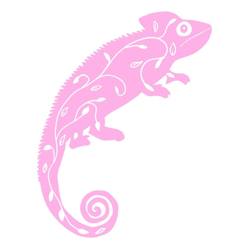 Pink chameleon